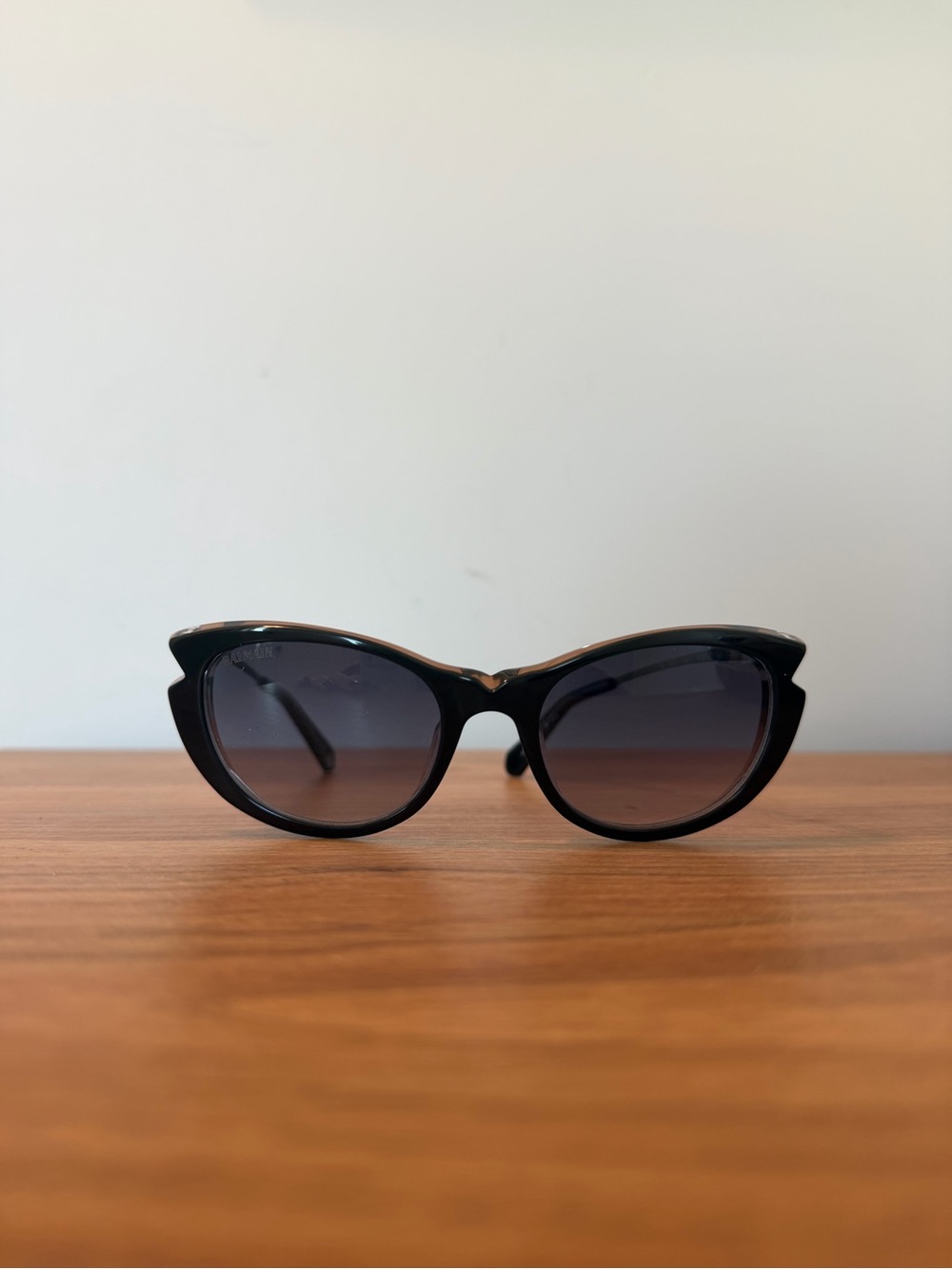 Balmain AUTHENTIC Black Cat-Eye Sunglasses